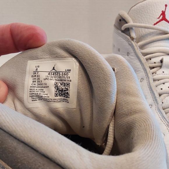 JORDAN 13 RETRO WOLF GREY 8M PRE-OWNED - Picture 5 of 5